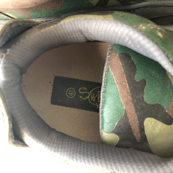 BN SWEAR ALTERNATIVE ‘90s Streetmix platform soles, Green Camouflage, Size 41eur - Picture 3 of 4